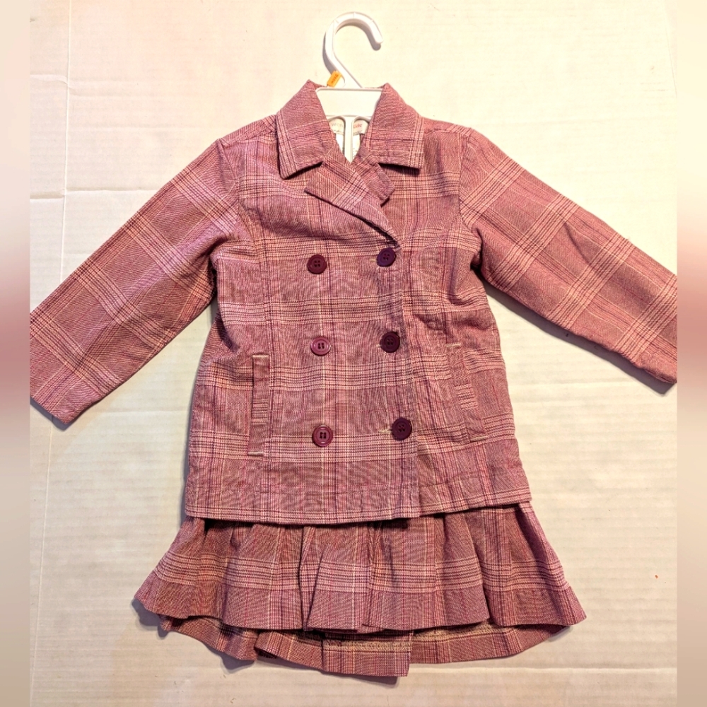 Toddler Girls 2 Piece Outfit Skirt/Jacket Size 24 Months/2T